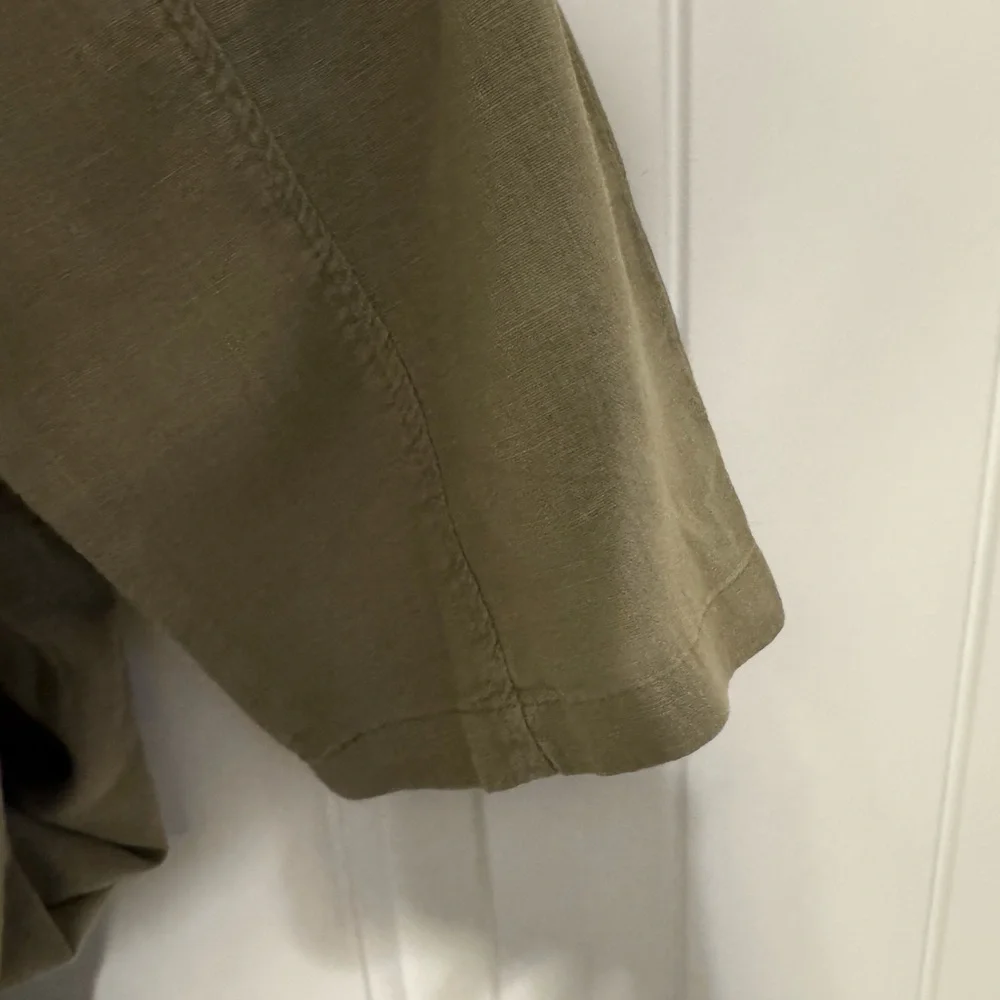 Zara Linen belted jumpsuit